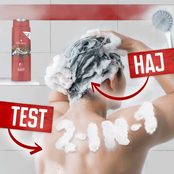 Old Spice Bearglove Tusfürdő És Sampon Férfiaknak 400ml, 3az1-ben termékhez kapcsolódó kép
