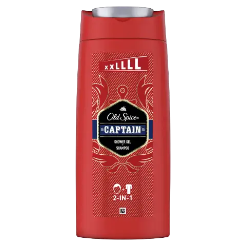 Old Spice Captain Tusfürdő És Sampon Férfiaknak, 675 ml termékhez kapcsolódó kép