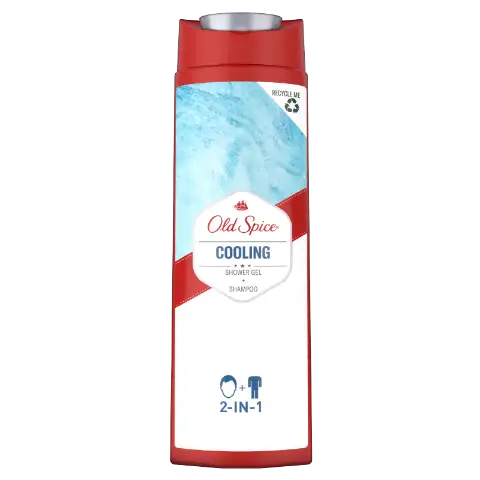 Old Spice Cooling Tusfürdő És Sampon Férfiaknak 400 ml, 3az1-ben, Hosszan Tartó Frissesség termékhez kapcsolódó kép