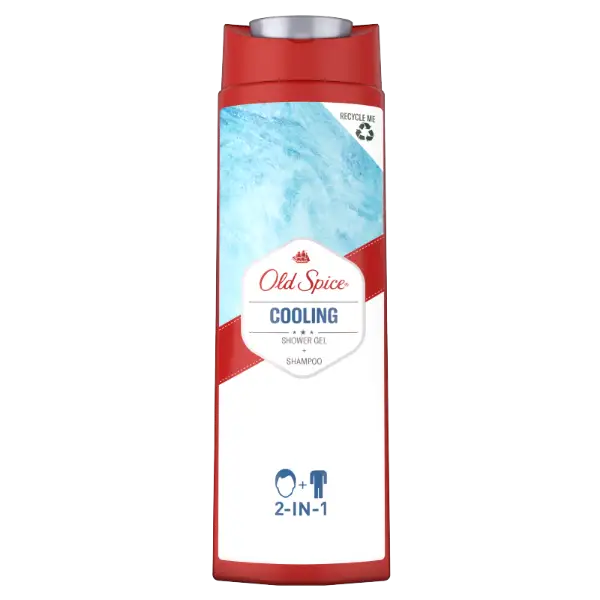 Old Spice Cooling Tusfürdő És Sampon Férfiaknak 400 ml, 3az1-ben, Hosszan Tartó Frissesség termékhez kapcsolódó kép