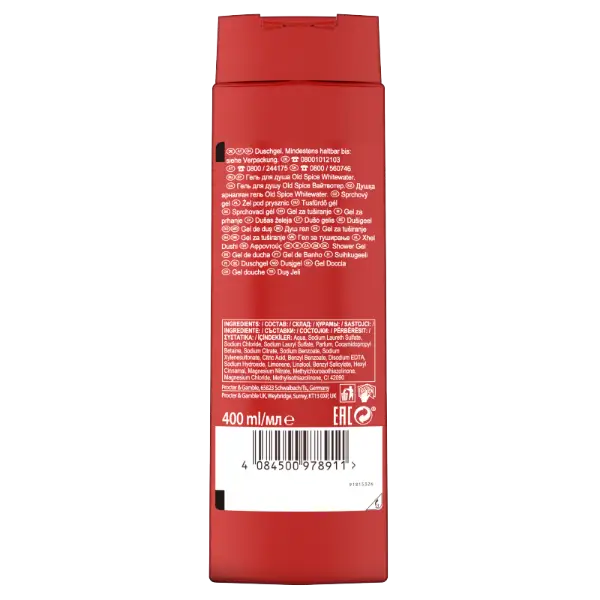 Old Spice Whitewater Tusfürdő Férfiaknak, 400 ml termékhez kapcsolódó kép
