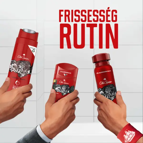 Old Spice Wolfthorn Tusfürdő És Sampon Férfiaknak 400ml,3az1-ben, Hosszan Tartó Frissesség termékhez kapcsolódó kép