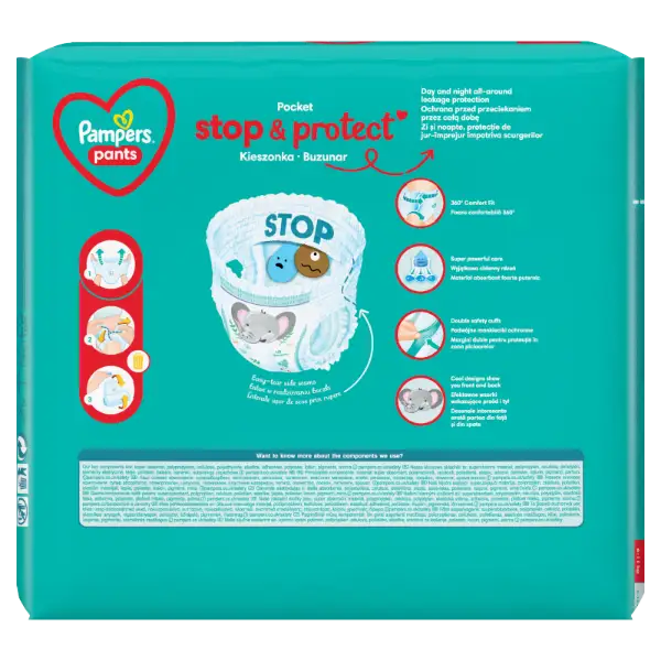 Pampers Pants Bugyipelenka, Méret: 3, 29 db pelenka, 6kg-11kg termékhez kapcsolódó kép