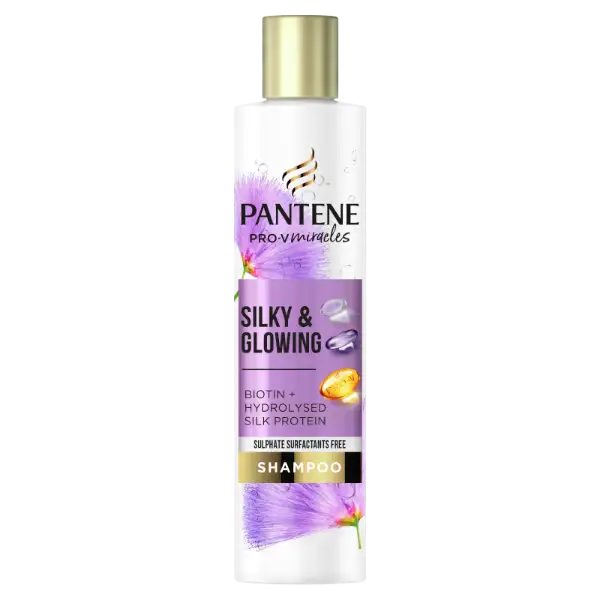 Pantene Pro-V Miracles Silky & Glowing szulfátmentes sampon, 225 ml termékhez kapcsolódó kép