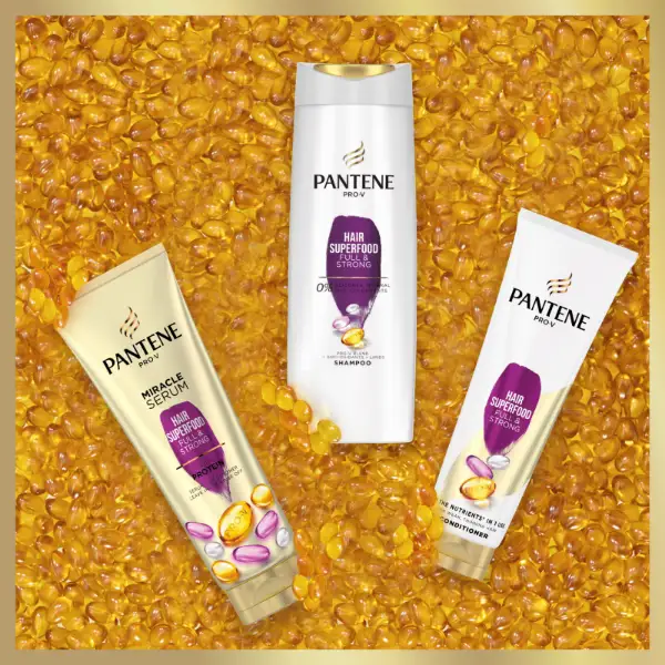 Pantene Pro-V Superfood Sampon, Gyenge, Vékony Szálú Hajra, 400ml termékhez kapcsolódó kép