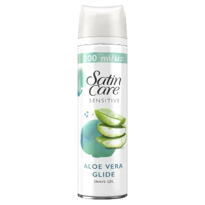 Gillette Satin Care Sensitive Aloe Vera Glide Borotvazselé, 200 ml termékhez kapcsolódó kép