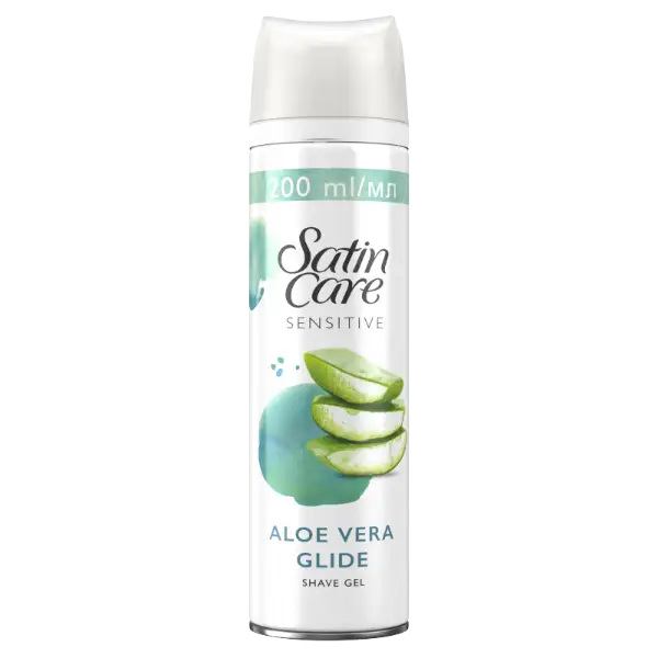 Gillette Satin Care Sensitive Aloe Vera Glide Borotvazselé, 200 ml termékhez kapcsolódó kép