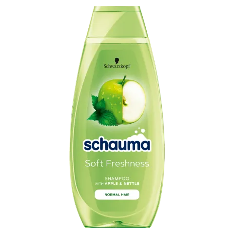 Schauma sampon Clean & Fresh zöld almával és csalánnal 400 ml termékhez kapcsolódó kép