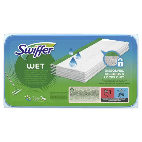 Swiffer Sweeper Nedves Padlótörlő Kendő Citrus Fresh Illattal, 20 db termékhez kapcsolódó kép
