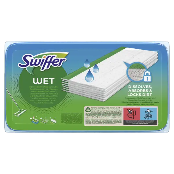 Swiffer Sweeper Nedves Padlótörlő Kendő Citrus Fresh Illattal, 20 db termékhez kapcsolódó kép