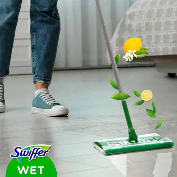 Swiffer Sweeper Nedves Padlótörlő Kendő Citrus Fresh Illattal, 20 db termékhez kapcsolódó kép