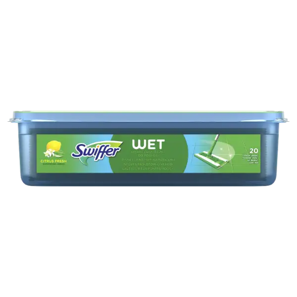 Swiffer Sweeper Nedves Padlótörlő Kendő Citrus Fresh Illattal, 20 db termékhez kapcsolódó kép