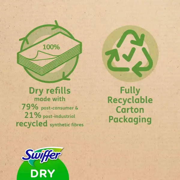 Swiffer Sweeper Száraz Padlótörlő Utántöltő, 36 db, Összegyűjti És Magába Zárja A Port termékhez kapcsolódó kép