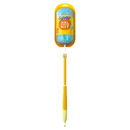 Swiffer XXL Trap & Lock Padló Portalanító Készlet (1 db Nyél + 2 db Portalanító-Kendő Utántöltő) termékhez kapcsolódó kép
