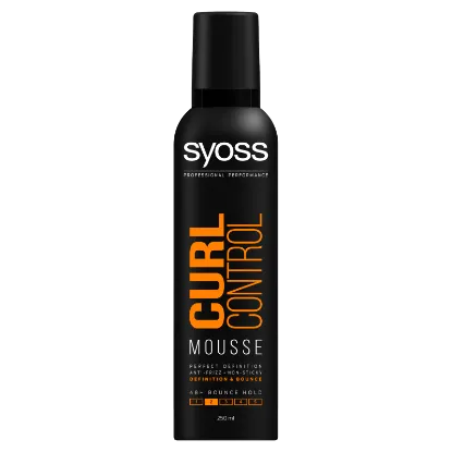 Syoss hajrögzítőhab Curl Control hullámos hajra 250 ml termékhez kapcsolódó kép