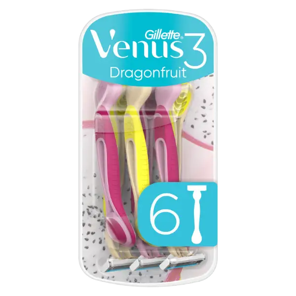 Gillette Venus 3 Dragonfruit Eldobható Borotva, 6 Db/Csomag termékhez kapcsolódó kép