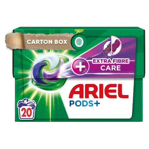 Ariel All-in-1 PODS Mosókapszula 20 Mosáshoz, + Extra Color & Fiber Protection termékhez kapcsolódó kép