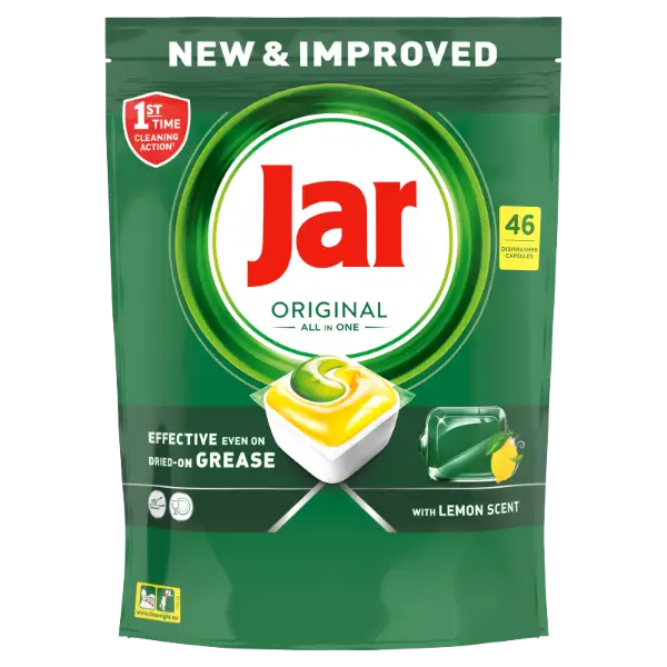 Jar Original Lemon All In One Mosogatókapszula, 46 db termékhez kapcsolódó kép