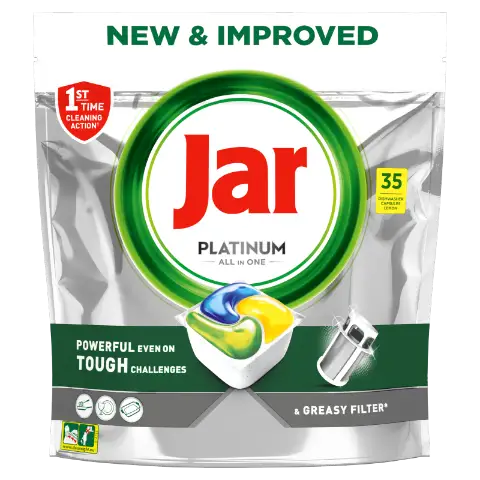 Jar Platinum Lemon All In One Mosogatókapszula, 35 db termékhez kapcsolódó kép
