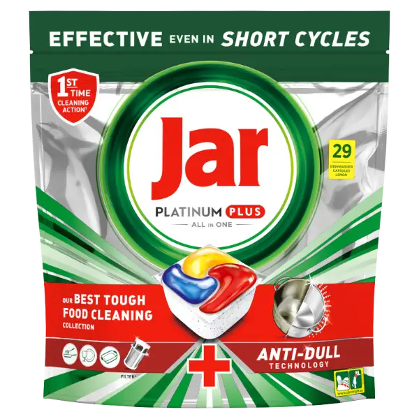 Jar Platinum Plus Lemon All In One Mosogatókapszula,  29 db termékhez kapcsolódó kép
