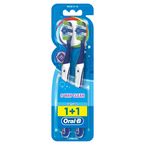 Oral-B Complete 5 Way Clean  Manuális Fogkefe, 2 db termékhez kapcsolódó kép