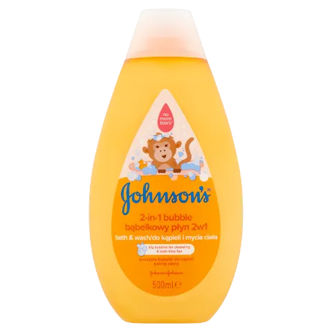 JOHNSON'S® 2 az 1-ben buborékos fürdető és tusfürdő gyermekeknek 500 ml termékhez kapcsolódó kép