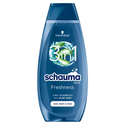 Schauma 3 az 1-ben Frissesség sampon 400 ml termékhez kapcsolódó kép