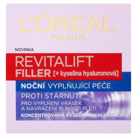 ĽOréal Paris Revitalift Filler Ha éjszakai krém 50 ml termékhez kapcsolódó kép