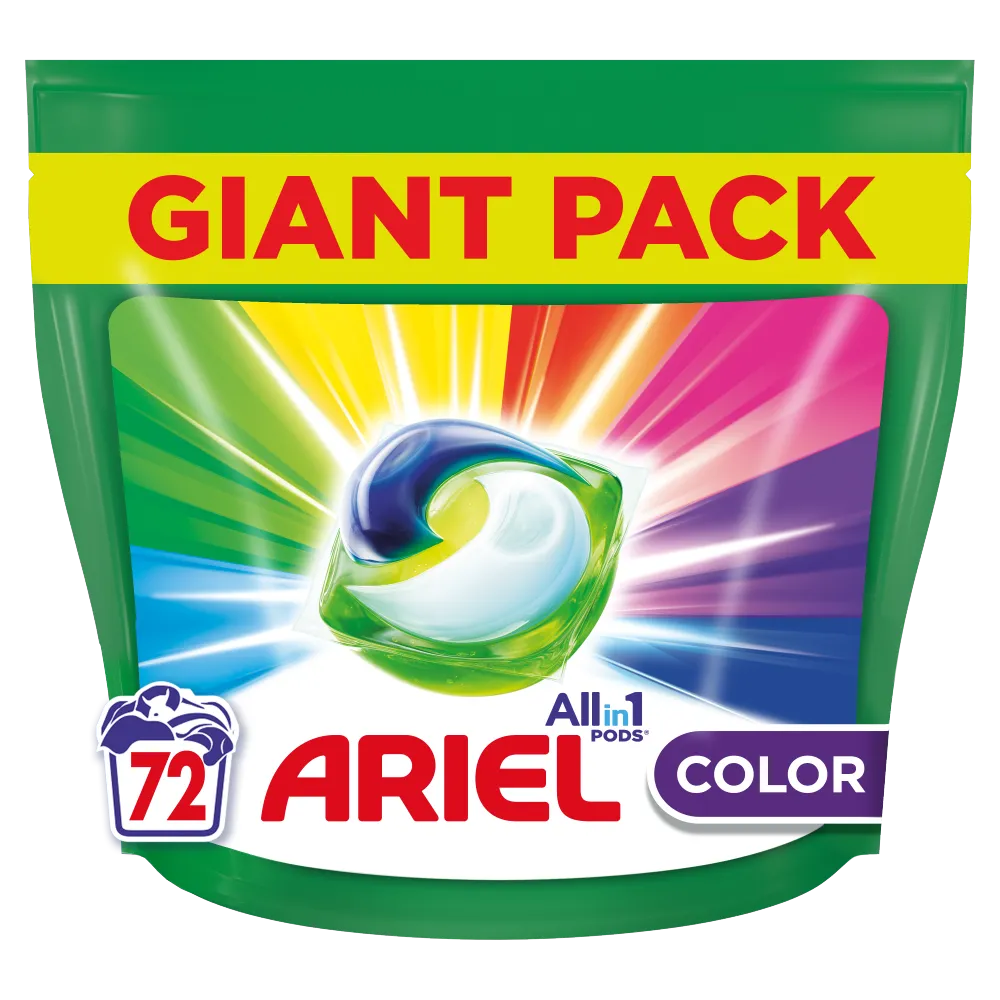 Ariel All-in-1 PODS Color folyékony mosókapszula, 72 Mosáshoz