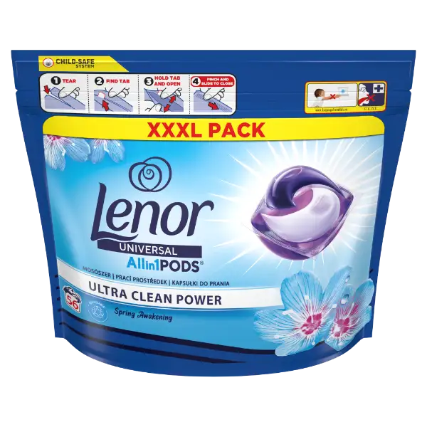 Lenor All-in-1 Pods Spring Awakening Mosókapszula 56 Mosáshoz termékhez kapcsolódó kép