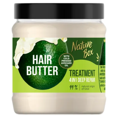 Nature Box Avocado Oil 4 az 1-ben mélyregeneráló hajkezelés sérült hajra 300 ml termékhez kapcsolódó kép