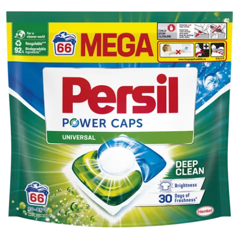 Persil Power Caps mosókapszula fehér és világos ruhához 66 mosás 924 g termékhez kapcsolódó kép