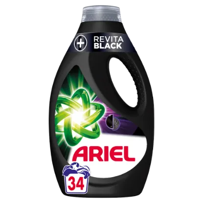 Ariel Folyékony  Mosószer + RevitaBlack 34 Mosáshoz, 1,7 L termékhez kapcsolódó kép