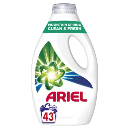 Ariel Folyékony Mosószer Mountain Spring Clean & Fresh 43 Mosáshoz, 2,15 L termékhez kapcsolódó kép