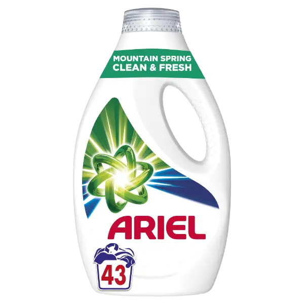 Ariel Folyékony Mosószer Mountain Spring Clean & Fresh 43 Mosáshoz, 2,15 L termékhez kapcsolódó kép