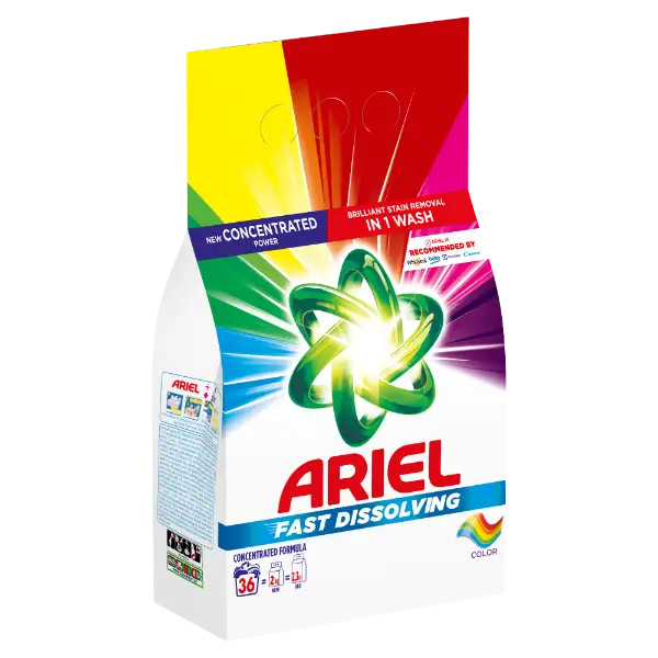 Ariel Color Mosópor, 36 Mosáshoz, 1,98 KG termékhez kapcsolódó kép