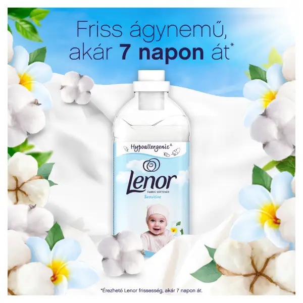 Lenor Sensitive öblítő 34 mosás termékhez kapcsolódó kép