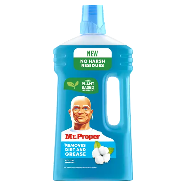 Mr Proper Univerzális Folyékony Padlótisztító, Cotton Flowers Illat, 1 l termékhez kapcsolódó kép