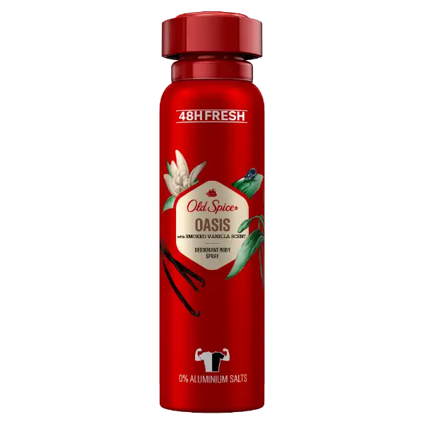 Old Spice Oasis Deo Spray Férfiaknak, 150 ml, 48 Órás Frissesség, 0% Alumíniumsó termékhez kapcsolódó kép