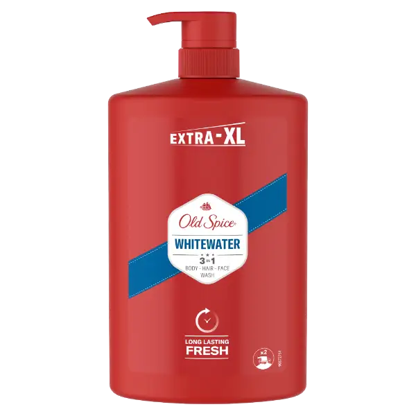 Old Spice Whitewater Tusfürdő És Sampon Férfiaknak 1000ml,3az1-ben,Hosszan Tartó Frissesség termékhez kapcsolódó kép