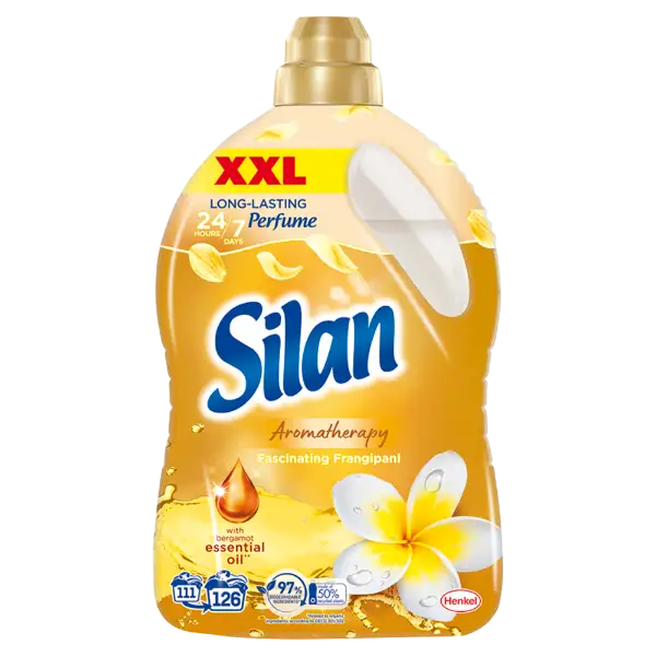 Silan Aromatherapy Fascinating Frangipani textilöblítő koncentrátum 126 mosás 2772 ml termékhez kapcsolódó kép