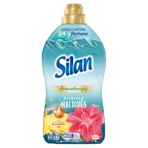 Silan Aromatherapy Relaxing Maldives textilöblítő koncentrátum 62 mosás 1364 ml termékhez kapcsolódó kép