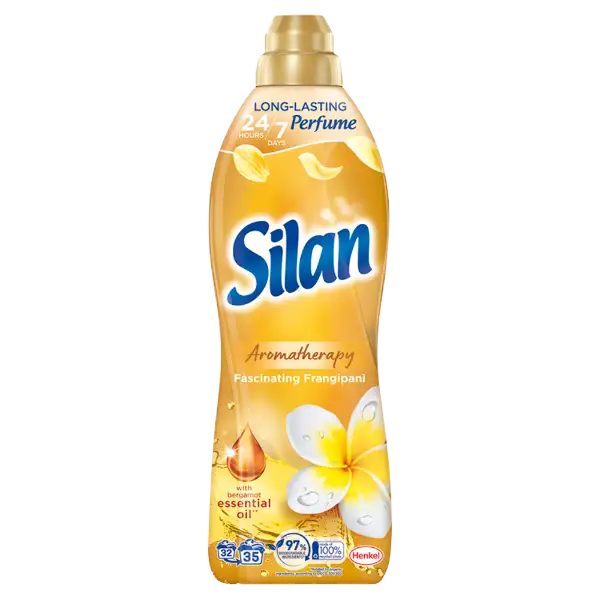 Silan Aromatherapy Fascinating Frangipani textilöblítő koncentrátum 35 mosás 770 ml termékhez kapcsolódó kép