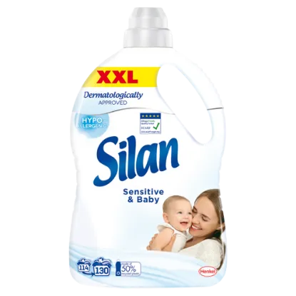 Silan Sensitive & Baby textilöblítő koncentrátum 130 mosás 2860 ml termékhez kapcsolódó kép