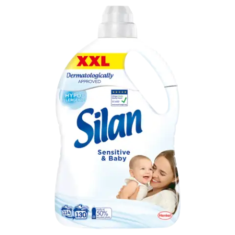 Silan Sensitive & Baby textilöblítő koncentrátum 130 mosás 2860 ml termékhez kapcsolódó kép