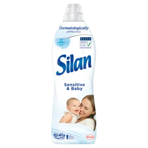 Silan Sensitive & Baby textilöblítő koncentrátum 40 mosás 880 ml termékhez kapcsolódó kép