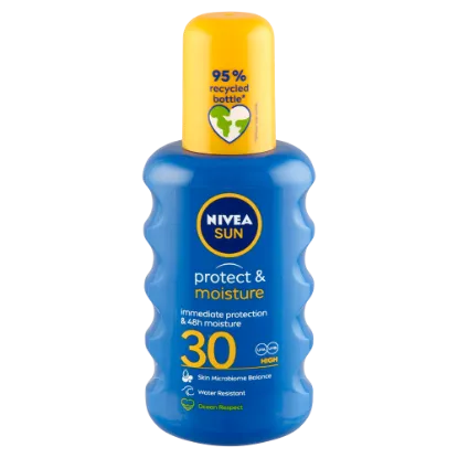 NIVEA SUN Protect & Moisture spray FF30 200 ml termékhez kapcsolódó kép
