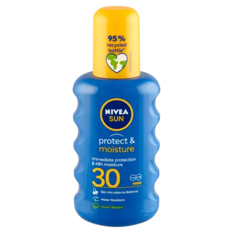 NIVEA SUN Protect & Moisture spray FF30 200 ml termékhez kapcsolódó kép
