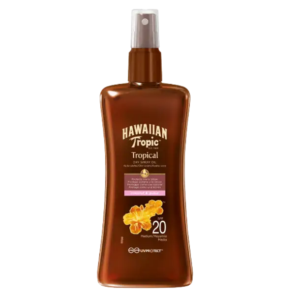 Hawaiian Tropic Protective vízálló kókuszolajjal és guava-kivonattal kevert napolaj SPF20 200 ml termékhez kapcsolódó kép