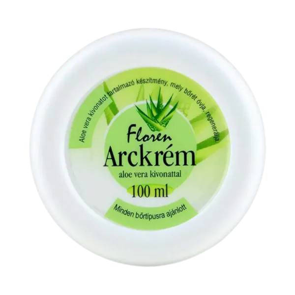Floren arckrém 100ml Aloe vera termékhez kapcsolódó kép